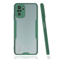 Newface Xiaomi Redmi Note 10 Kılıf Platin Silikon - Yeşil