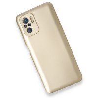 Newface Xiaomi Poco M5s Kılıf First Silikon - Gold