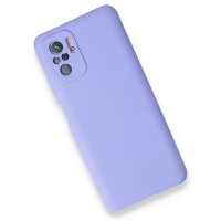 Newface Xiaomi Redmi Note 10 Kılıf First Silikon - Lila