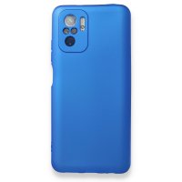 Newface Xiaomi Poco M5s Kılıf First Silikon - Mavi