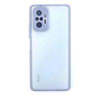 Newface Xiaomi Redmi Note 10 Pro Kılıf Montreal Silikon Kapak - Gri