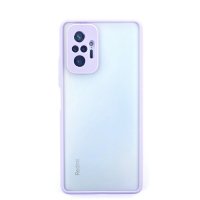 Newface Xiaomi Redmi Note 10 Pro Kılıf Montreal Silikon Kapak - Mor