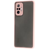 Newface Xiaomi Redmi Note 10 Pro Kılıf Montreal Silikon Kapak - Pembe