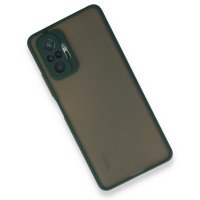 Newface Xiaomi Redmi Note 10 Pro Kılıf Montreal Silikon Kapak - Yeşil