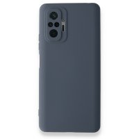 Newface Xiaomi Redmi Note 10 Pro Kılıf Nano içi Kadife  Silikon - Gri