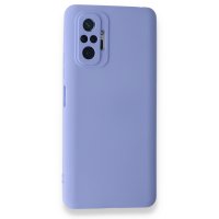 Newface Xiaomi Redmi Note 10 Pro Kılıf Nano içi Kadife Silikon - Lila
