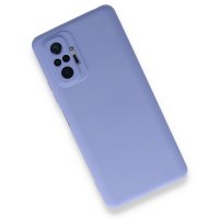 Newface Xiaomi Redmi Note 10 Pro Kılıf Nano içi Kadife Silikon - Lila