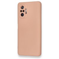 Newface Xiaomi Redmi Note 10 Pro Kılıf Nano içi Kadife Silikon - Pudra