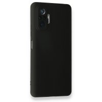 Newface Xiaomi Redmi Note 10 Pro Kılıf Nano içi Kadife Silikon - Siyah