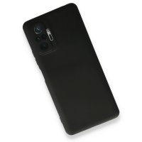 Newface Xiaomi Redmi Note 10 Pro Kılıf Nano içi Kadife Silikon - Siyah
