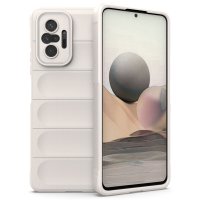 Newface Xiaomi Redmi Note 10 Pro Kılıf Optimum Silikon - Krem