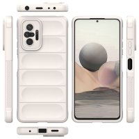 Newface Xiaomi Redmi Note 10 Pro Kılıf Optimum Silikon - Krem