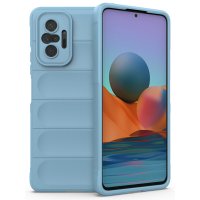 Newface Xiaomi Redmi Note 10 Pro Kılıf Optimum Silikon - Sky Blue