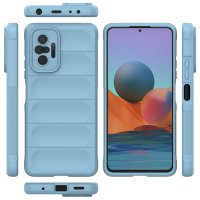 Newface Xiaomi Redmi Note 10 Pro Kılıf Optimum Silikon - Sky Blue