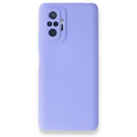 Newface Xiaomi Redmi Note 10 Pro Kılıf First Silikon - Lila