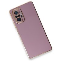 Newface Xiaomi Redmi Note 10 Pro Kılıf Volet Silikon - Mor