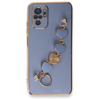 Newface Xiaomi Redmi Note 10S Kılıf Esila Silikon - Gri