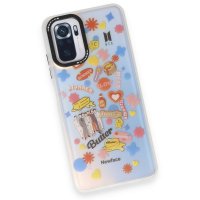 Newface Xiaomi Redmi Note 10S Kılıf Estoril Desenli Kapak - Estoril - 16