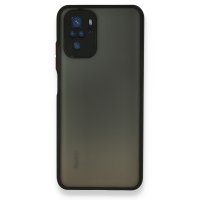 Newface Xiaomi Redmi Note 10S Kılıf Montreal Silikon Kapak - Siyah