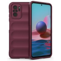 Newface Xiaomi Redmi Note 10S Kılıf Optimum Silikon - Bordo