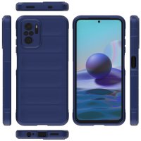 Newface Xiaomi Redmi Note 10S Kılıf Optimum Silikon - Lacivert