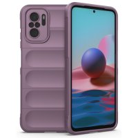 Newface Xiaomi Redmi Note 10S Kılıf Optimum Silikon - Mor