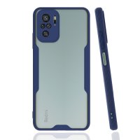 Newface Xiaomi Redmi Note 10S Kılıf Platin Silikon - Lacivert