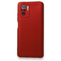 Newface Xiaomi Redmi Note 10S Kılıf First Silikon - Bordo