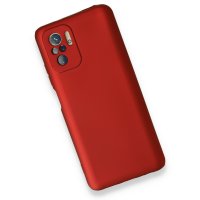 Newface Xiaomi Redmi Note 10S Kılıf First Silikon - Bordo