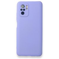 Newface Xiaomi Redmi Note 10S Kılıf First Silikon - Lila