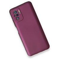 Newface Xiaomi Redmi Note 10S Kılıf First Silikon - Mürdüm