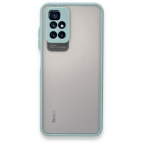 Newface Xiaomi Redmi Note 11 4G Kılıf Montreal Silikon Kapak - Turkuaz