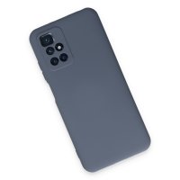 Newface Xiaomi Redmi Note 11 4G Kılıf Nano içi Kadife Silikon - Gri