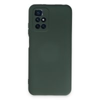 Newface Xiaomi Redmi Note 11 4G Kılıf Nano içi Kadife Silikon - Koyu Yeşil
