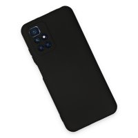 Newface Xiaomi Redmi Note 11 4G Kılıf Nano içi Kadife Silikon - Siyah