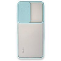 Newface Xiaomi Redmi Note 11 4G Kılıf Palm Buzlu Kamera Sürgülü Silikon - Turkuaz