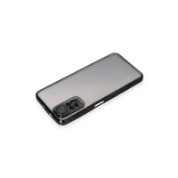 Newface Xiaomi Redmi Note 11 4G Kılıf Razer Lensli Silikon - Siyah