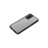 Newface Xiaomi Redmi Note 11 4G Kılıf Razer Lensli Silikon - Siyah