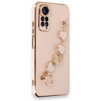 Newface Xiaomi Redmi Note 11 Kılıf Esila Silikon - Pudra