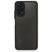 Newface Xiaomi Redmi Note 11 Kılıf Montreal Silikon Kapak - Siyah