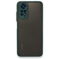 Newface Xiaomi Redmi Note 11 Kılıf Montreal Silikon Kapak - Yeşil