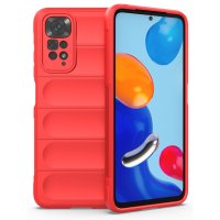 Newface Xiaomi Redmi Note 11 Kılıf Optimum Silikon - Kırmızı