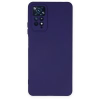 Newface Xiaomi Redmi Note 11 Pro Kılıf Nano içi Kadife  Silikon - Mor