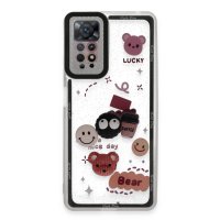 Newface Xiaomi Redmi Note 11 Pro Kılıf Sweet Desenli Silikon Kapak - Sarı
