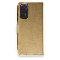 Newface Xiaomi Redmi Note 11 Pro Kılıf Trend S Plus Kapaklı Kılıf - Gold