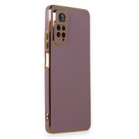 Newface Xiaomi Redmi Note 11 Pro Kılıf Volet Silikon - Mor