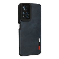 Newface Xiaomi Redmi Note 11 Pro Plus 5G Kılıf Loop Deri Silikon - Lacivert