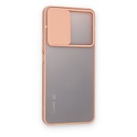 Newface Xiaomi Redmi Note 11 Pro Plus 5G Kılıf Palm Buzlu Kamera Sürgülü Silikon - Pembe