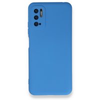 Newface Xiaomi Redmi Note 11 SE Kılıf Nano içi Kadife Silikon - Mavi