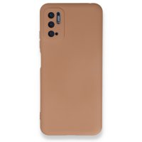 Newface Xiaomi Redmi Note 11 SE Kılıf Nano içi Kadife Silikon - Pudra